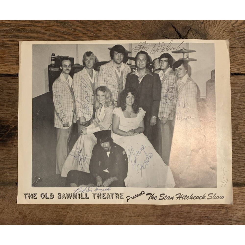 1978 Memorabilia Flyer - The Old Sawmill Theatre / The Stan Hitchcock Show